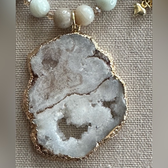 22 inch Morganite bead Necklace NWOT - Picture 2 of 14